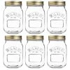 Kilner 17 Oz. Canning Jar, 6-Pack -Home Food Life Store 75660003