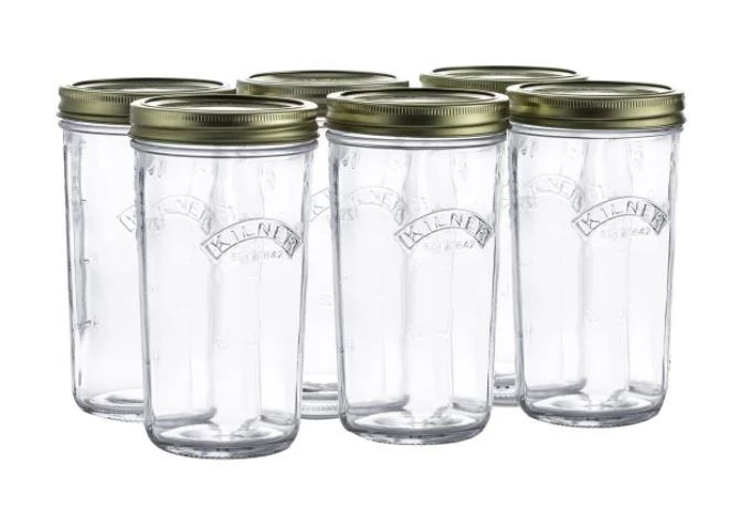 Kilner 17 Oz. Wide Mouth Jar, 6-Pack 3 Kilner 17 Oz. Wide Mouth Jar, 6-Pack