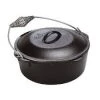 Lodge 5 Qt. Dutch Oven w/Spiral Bail Handle & Iron Cover 2 Lodge 5 Qt. Dutch Oven w/Spiral Bail Handle & Iron Cover -Home Food Life Store 7590306 1