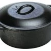 Lodge Dutch Oven w/Loop Handles & Iron Cover 2 Lodge Dutch Oven w/Loop Handles & Iron Cover -Home Food Life Store 7590636 1