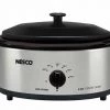 Nesco 6 Qt. Stainless Steel Roaster with Porcelain Cookwell -Home Food Life Store 80480583 1