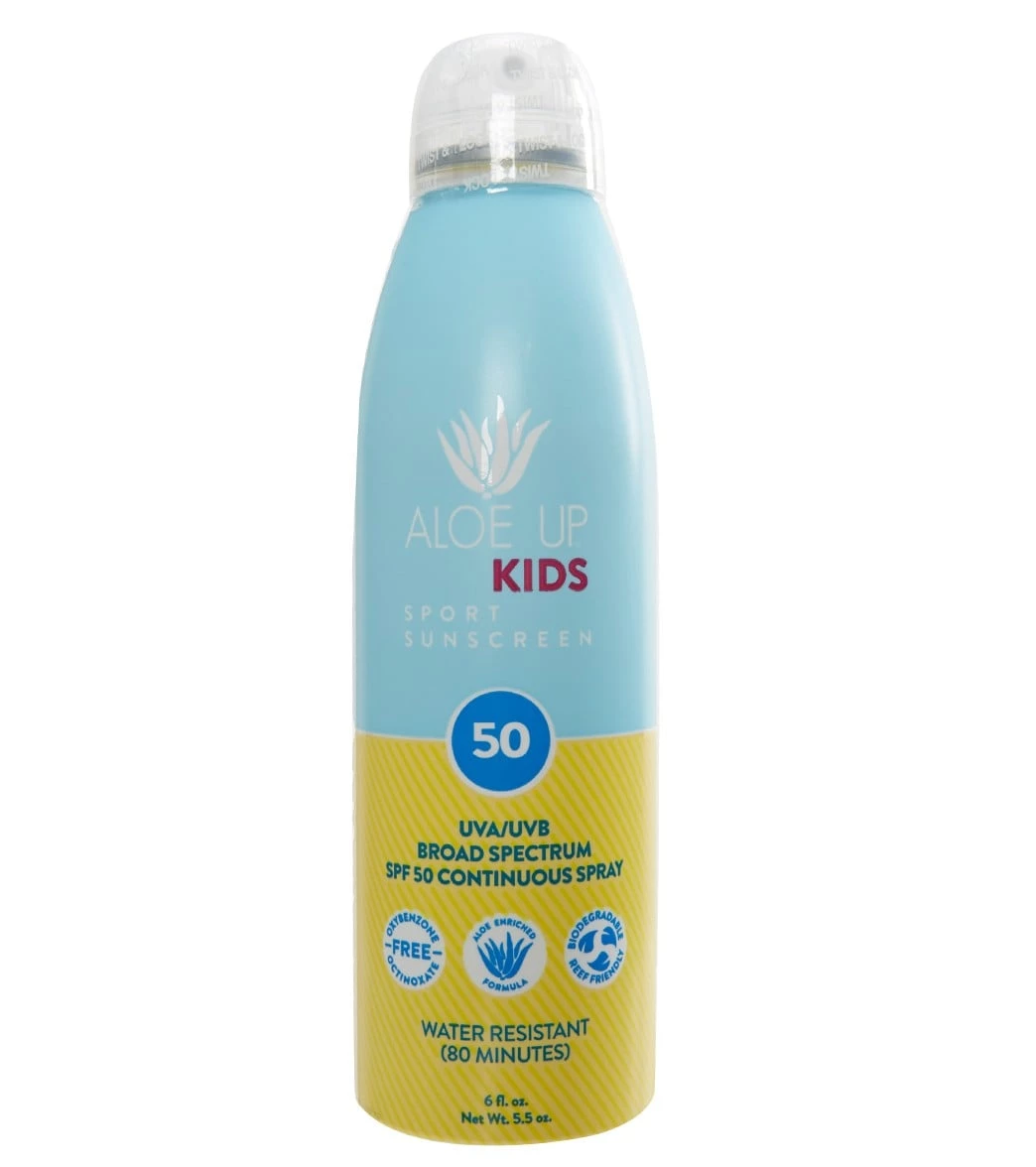 Aloe Up Kids SPF 50 Continuous Spray Sunscreen 3 Aloe Up Kids SPF 50 Continuous Spray Sunscreen