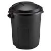 Roughneck 20-Gallon Black Plastic Trash Can -Home Food Life Store 836254