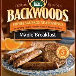 LEM Backwoods Maple Breakfast Fresh Sausage Seasoning – Makes 5 lbs