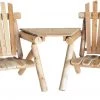 Lakeland Mills Solid Cedar Vis-A-Tete Chair -Home Food Life Store cf1329 visa tete