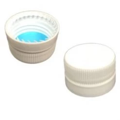 CDL Roth Sugar Replacement Caps, Tamper Evident White Plastic 28mm