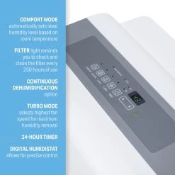 Perfect Aire 50-Pint Flat Panel Energy Star Dehumidifier MODEL #: 2PFD50 14 Perfect Aire 50-Pint Flat Panel Energy Star Dehumidifier MODEL #: 2PFD50 -Home Food Life Store enhanced content dehumidifiers 2pfd series no pump control panel