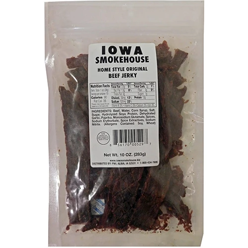 Iowa Smokehouse Beef Jerky – 10 oz 4 Iowa Smokehouse Beef Jerky – 10 oz - Image 2