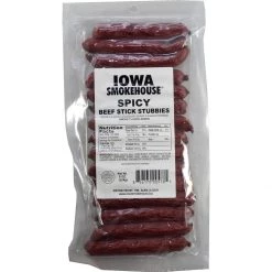 Iowa Smokehouse 8 oz Beef Stick Stubbies-Spicy