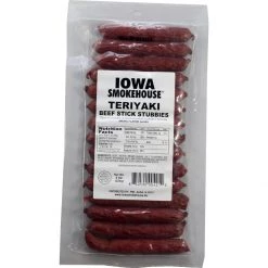 Iowa Smokehouse 8 oz Beef Stick Stubbies-Teriyaki