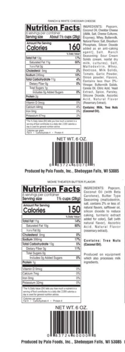 Palo Popcorn Kettle Popped - 6oz 10 Palo Popcorn Kettle Popped - 6oz - Image 8