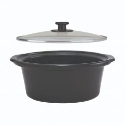 Nesco 6 Qt. Analog Metallic Red Slow Cooker -Home Food Life Store sc 6 22 4 10x10