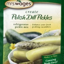 Mrs. Wages Refrigerator or Canning Pickle Mixes -Home Food Life Store w627 dg425
