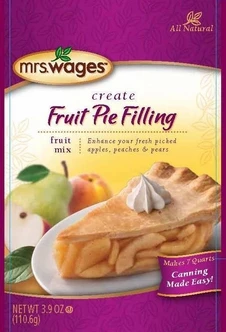 Mrs. Wages Fruit Pie Filling Mix – 3.9 oz 3 Mrs. Wages Fruit Pie Filling Mix – 3.9 oz